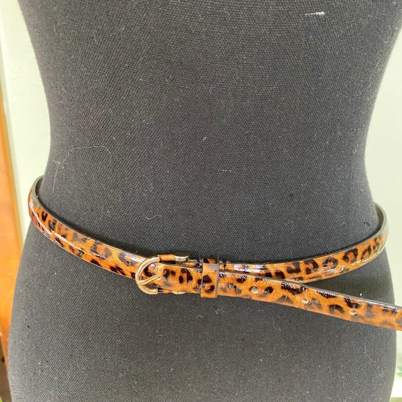 J CREW LEPARD PRINT BELT - Picture 1 of 4